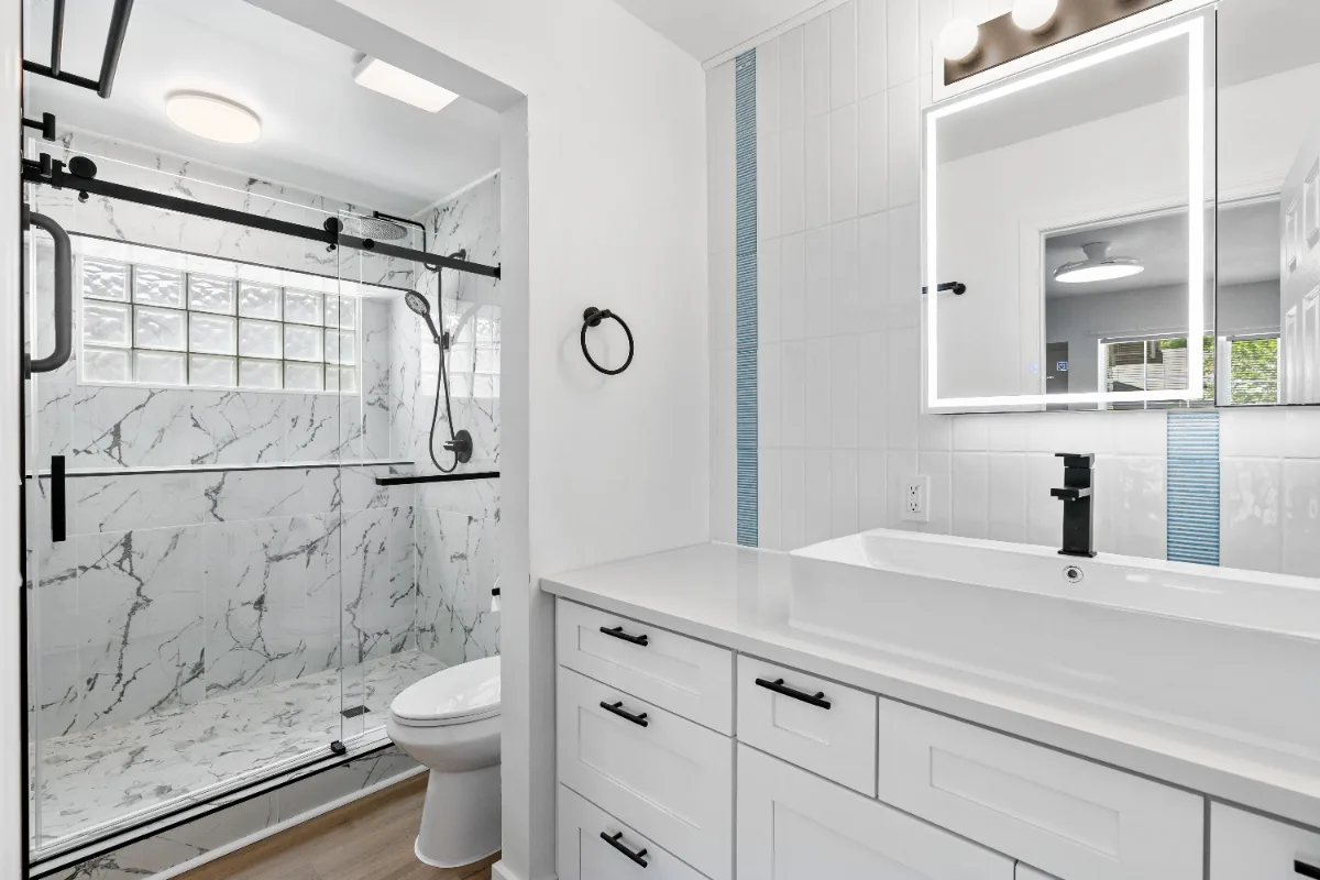 Bathroom after full remodel in Jacksonville, FL