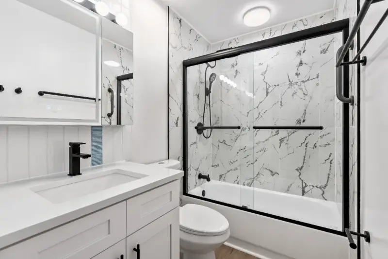 Bathroom after full renovation in Duval County, FL