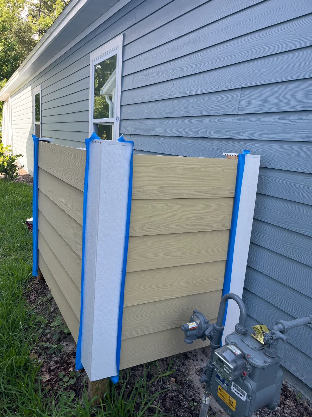 Concrete flooring and garbage can enclosure installed in St. Johns, FL