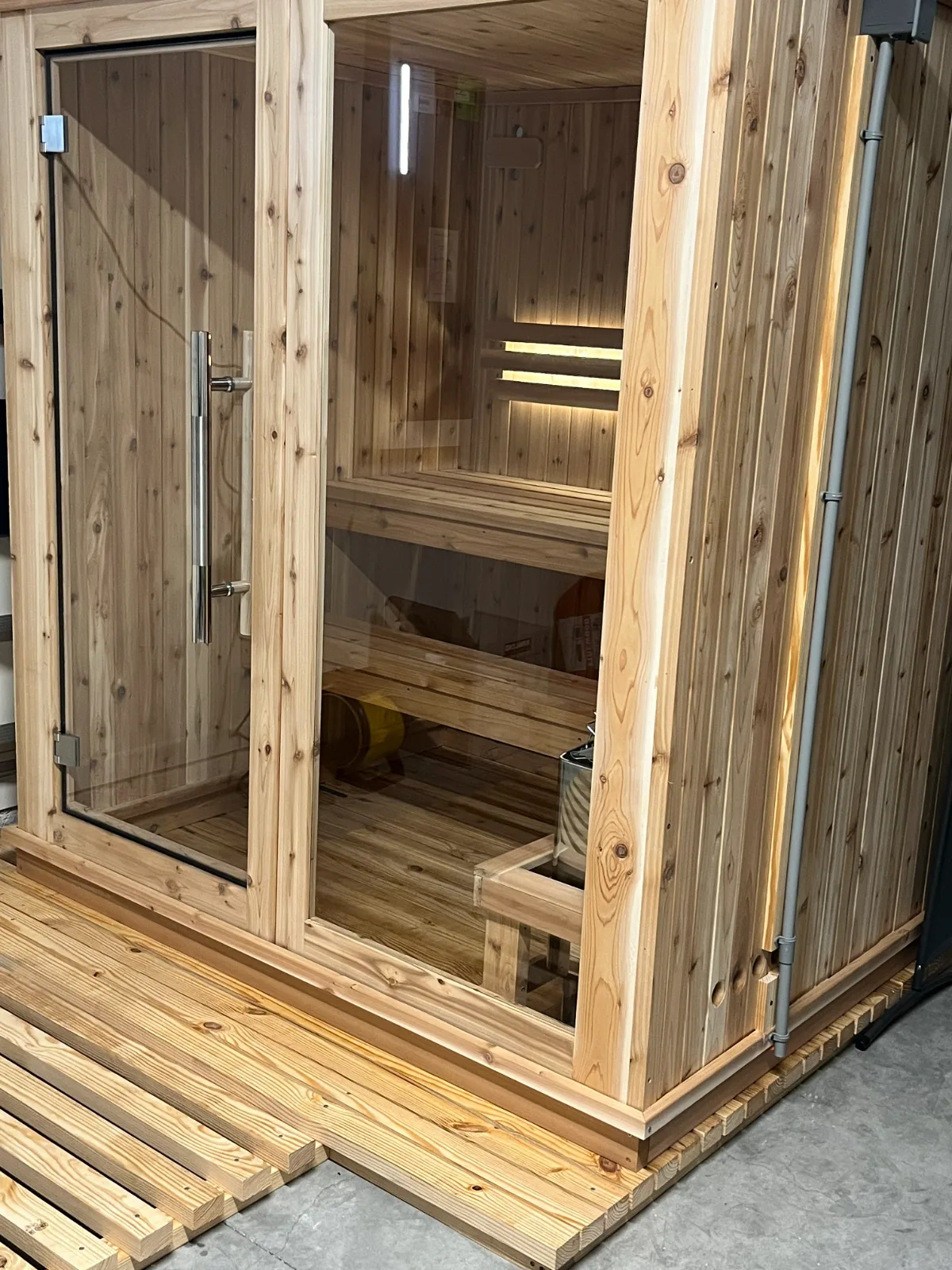 Sauna installed with dedicated electrical connection in St. Johns, FL